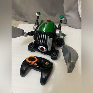 Trendmasters Rumble Robots Lobjaw vintage 2000 electronic robot toy red team y2k